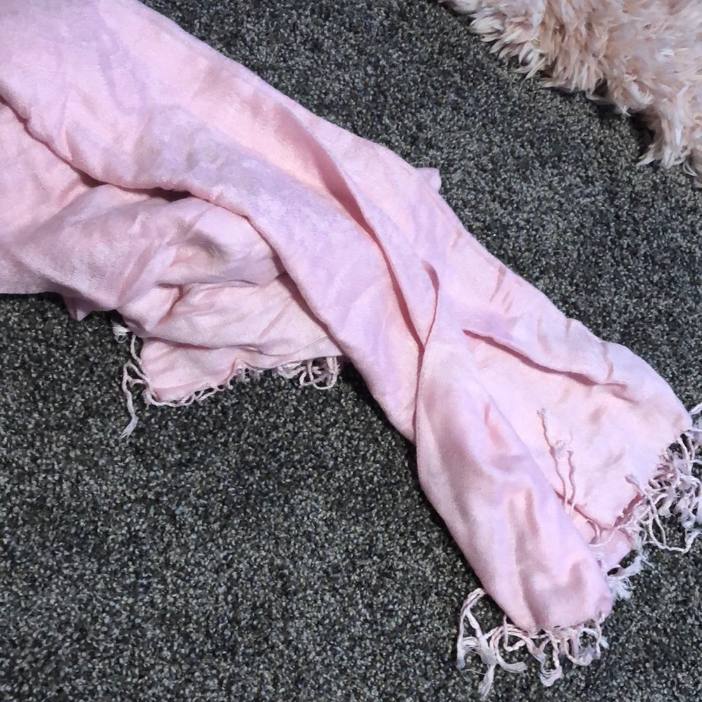Pink scarf